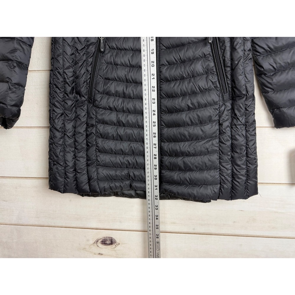 32 Degrees Heat Jacket Womens XS Black Ultra Light Packable Down Hooded NWT - Picture 5 of 7
